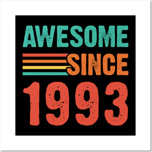 Vintage Awesome Since 1993 Posters and Art